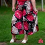 Kép 2/2 - Virágmintás nadrágszoknya